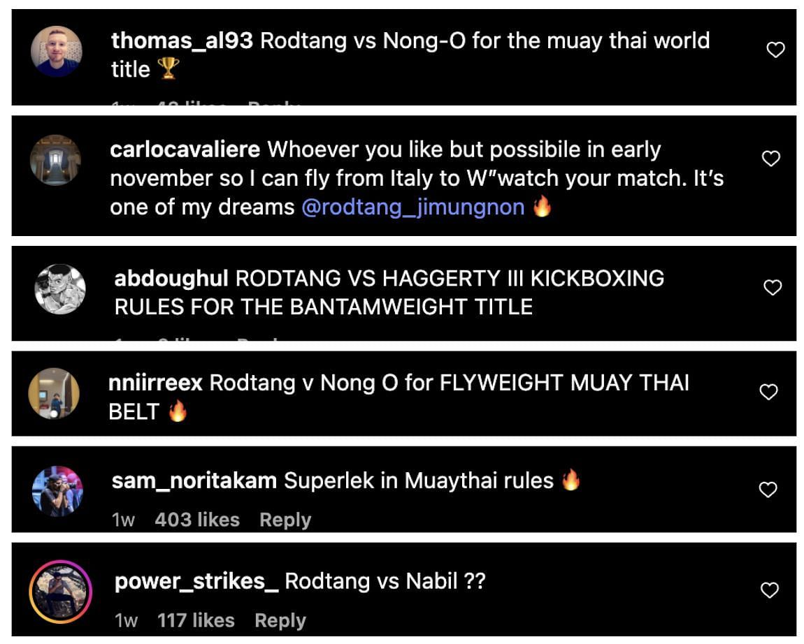 Fan comments